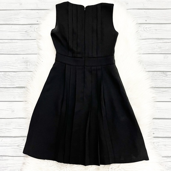 Banana Republic Black Pleated Petite Dress - Picture 2 of 5